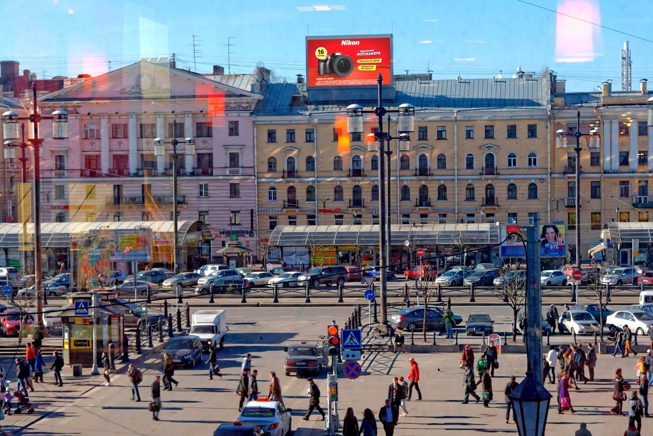 Реклама на экранах в Санкт-Петербурге - Сенная площадь, 6